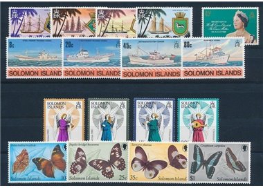 SOLOMON 1980 Complete Yearset 21v MNH**