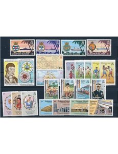 SOLOMON 1981 Complete Yearset 24v + 2 BF MNH**