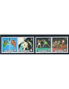SOLOMON 1982 Royal visit & Commonwealth games 4v MNH**