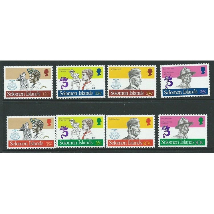 SOLOMON 1982 Boys brigade 8v MNH**
