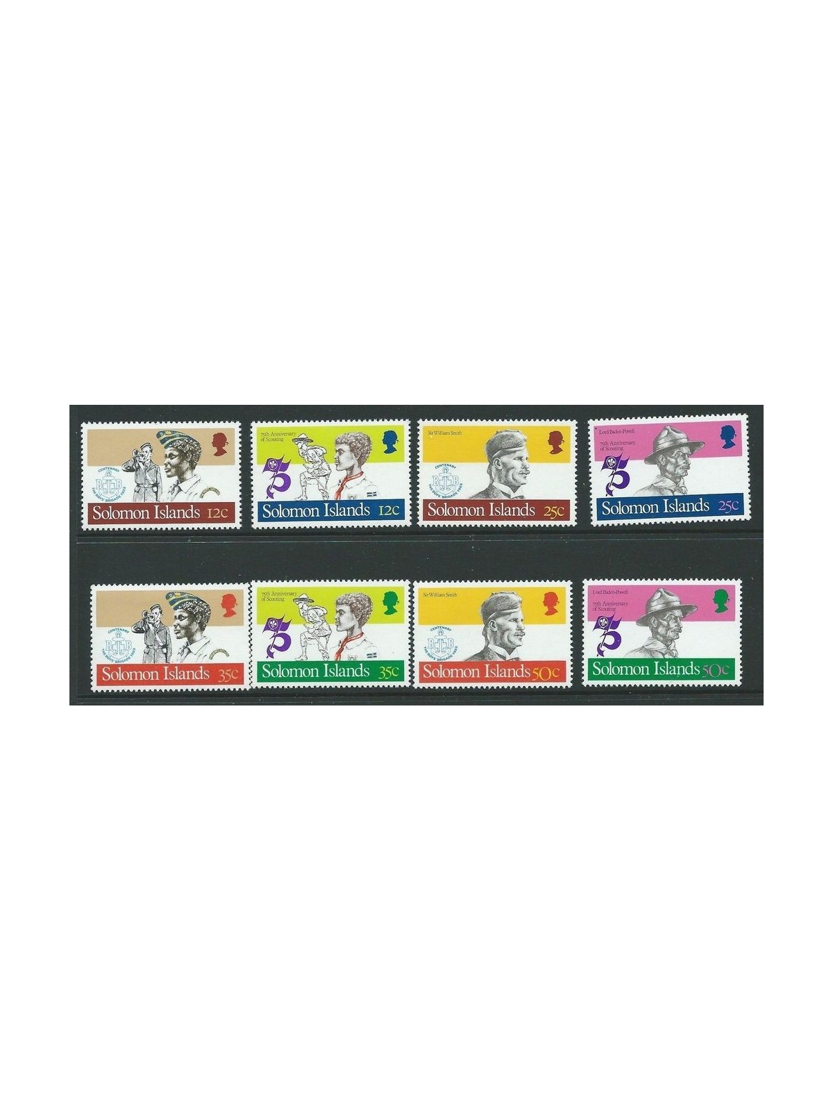 SOLOMON 1982 Boys brigade 8v MNH**