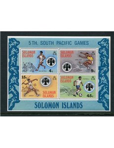 SOLOMON 1975 South Pacific games 1 BF MNH**
