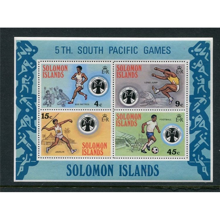 SOLOMON 1975 South Pacific games 1 BF MNH**