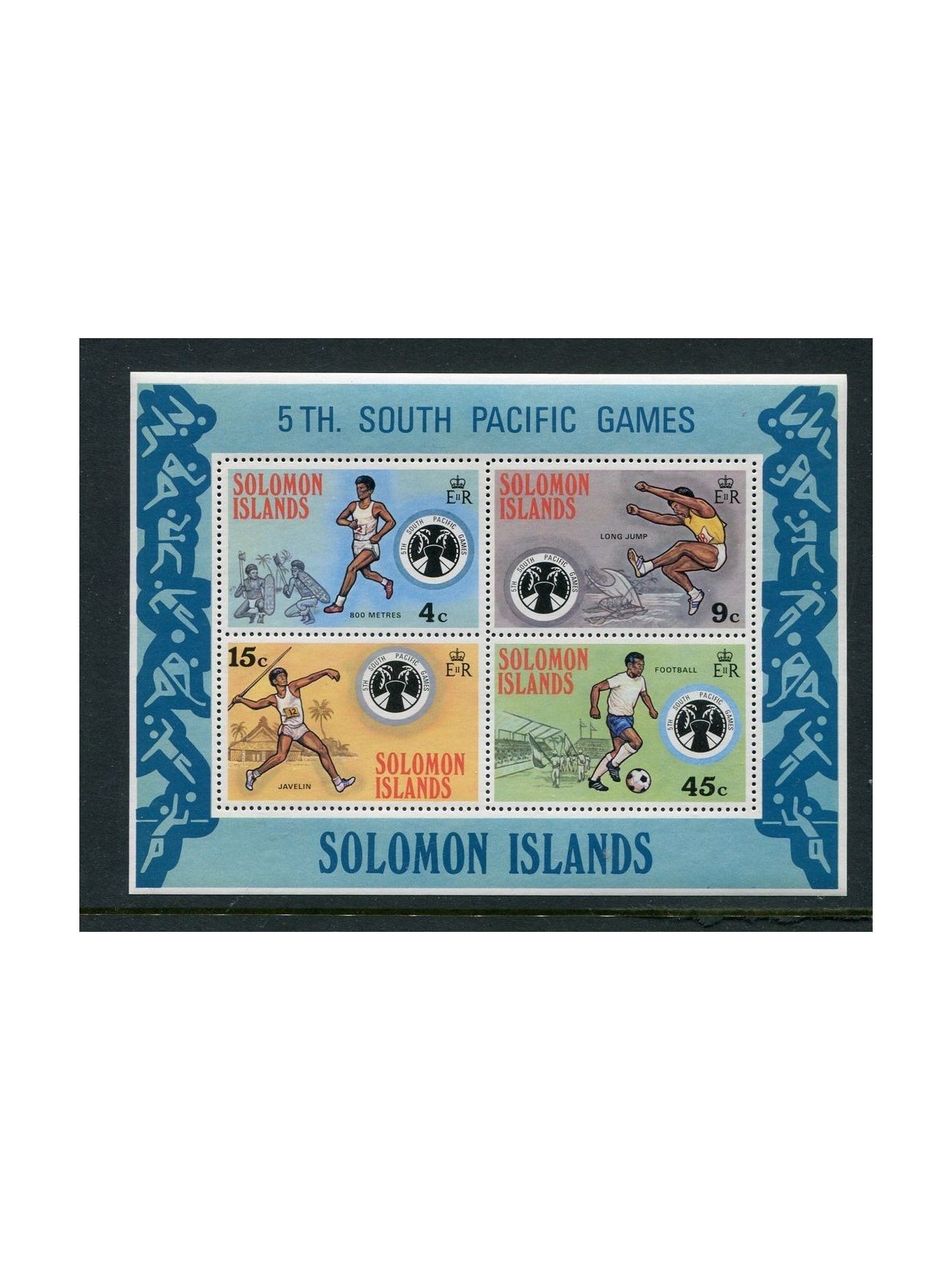 SOLOMON 1975 South Pacific games 1 BF MNH**