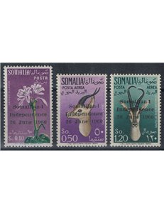 SOMALIA 1960 Independence 3v MNH**