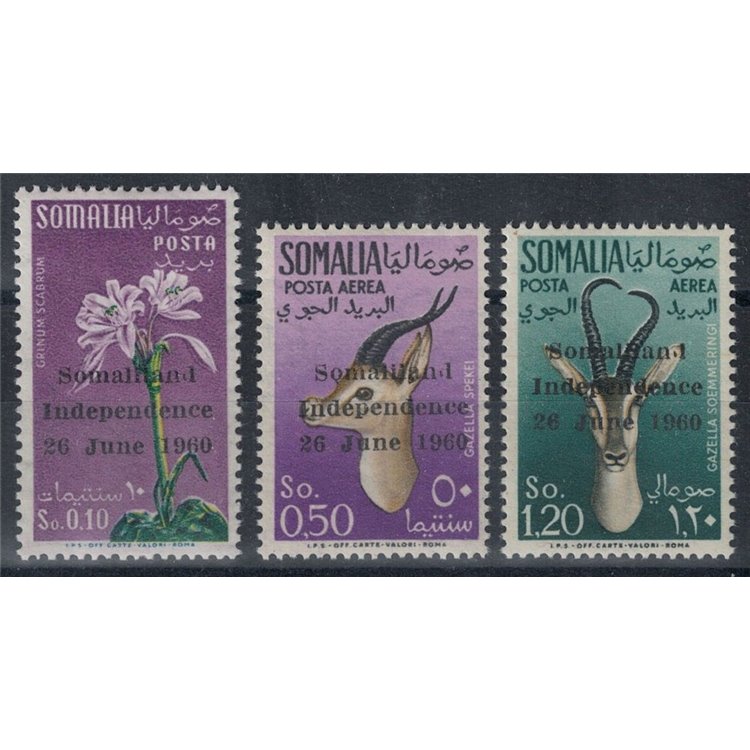 SOMALIA 1960 Indipendenza 3v MNH**