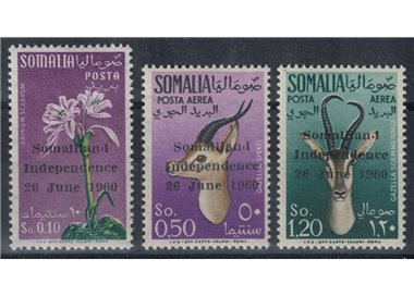 SOMALIA 1960 Indipendenza 3v MNH**