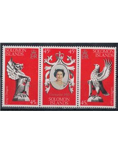 SOLOMON 1978 Silver Jubilee 3v MNH**