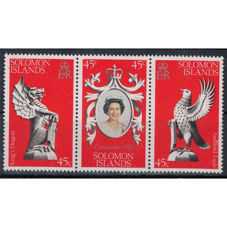 SOLOMON 1978 Silver Jubilee 3v MNH**