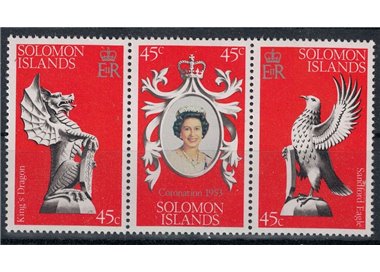 SOLOMON 1978 Silver Jubilee 3v MNH**