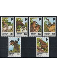 SOLOMON 1982 Fauna, aquila di Sanford 6v MNH**