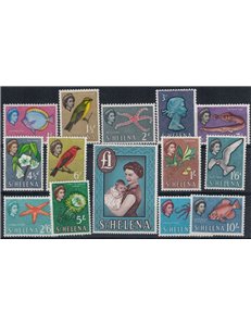 ST. HELENA 1961 Definitives 14v MNH**