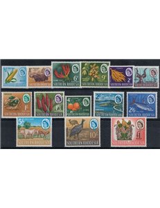SOUTHERN RHODESIA 1964 Serie ordinaria 14v MNH**