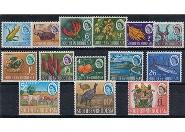 SOUTHERN RHODESIA 1964 Ordinary series 14v MNH**