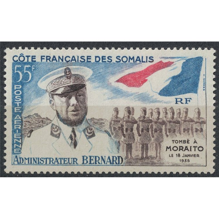 FRENCH SOMALIA 1960 Albert Bernard, airmail MNH**