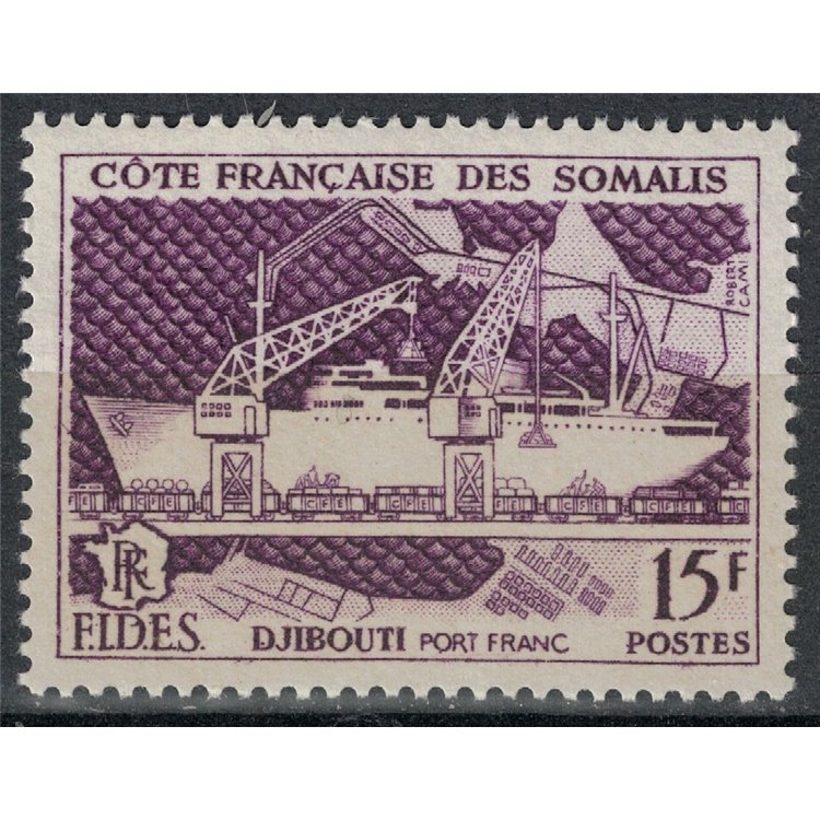 SOMALIA FRANCESE 1956 F.I.D.E.S. MNH**