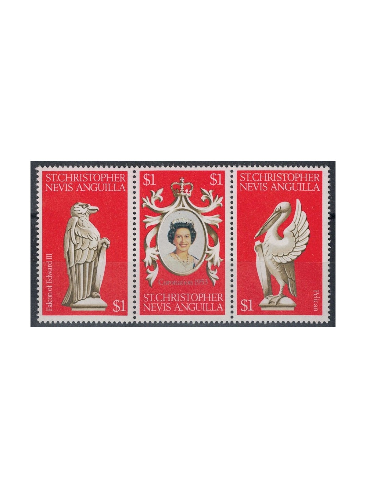 ST. CHRISTOPHER NEVIS ANGUILLA 1978 Silver Jubilee 3v MNH**