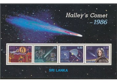 SRI LANKA 1986 Halley's Comet 1 s/s MNH**
