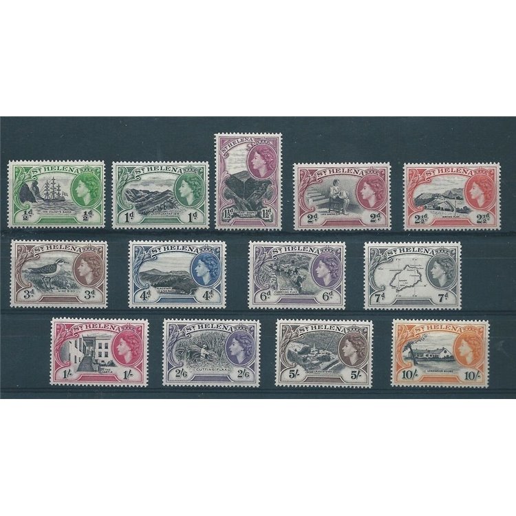 ST. HELENA 1953 Ordinary series 13v MNH**