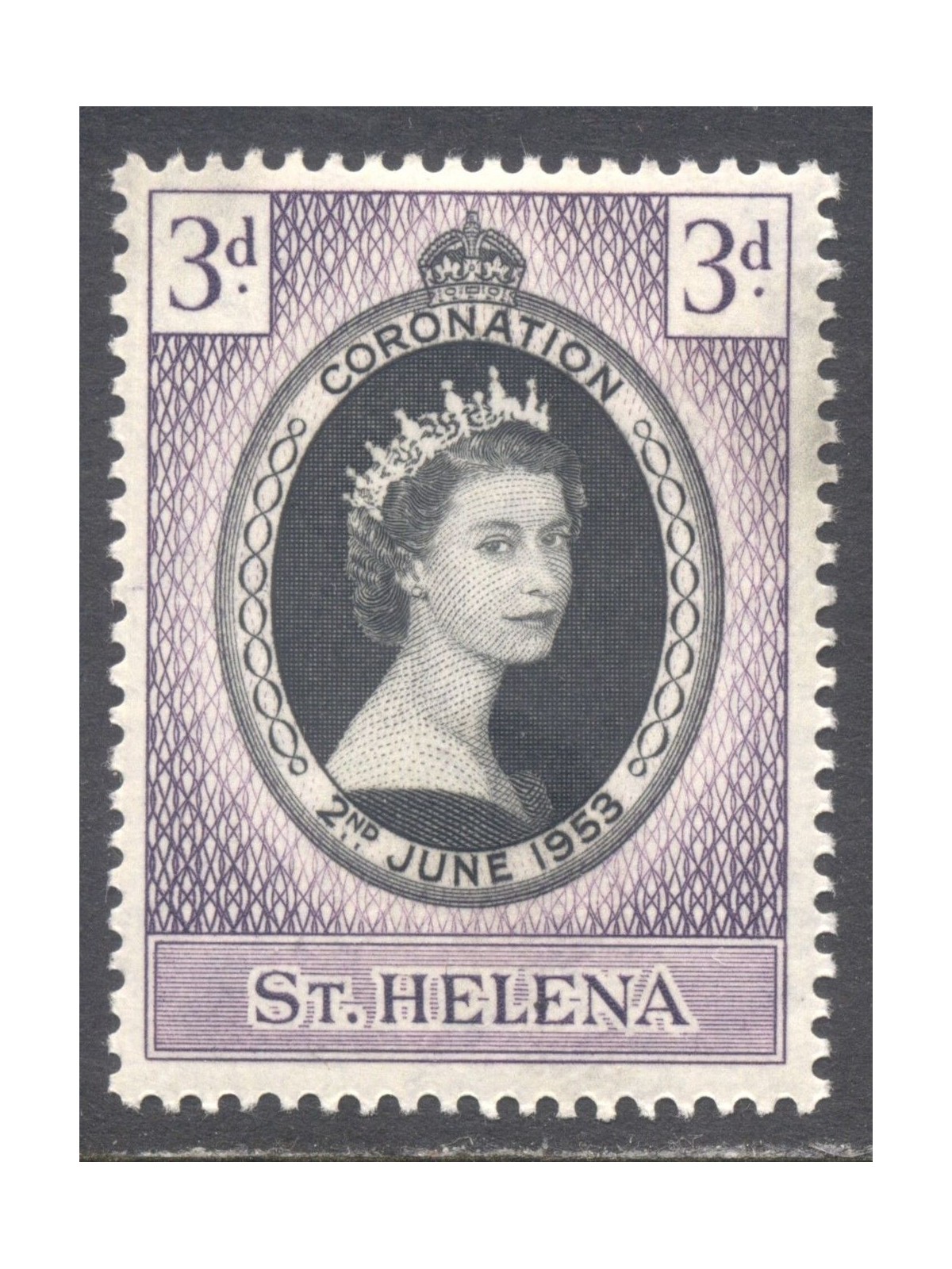 ST. HELENA 1953 Coronation of Elizabeth 1v MNH**