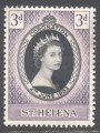 ST. HELENA 1953 Coronation of Elizabeth 1v MNH**