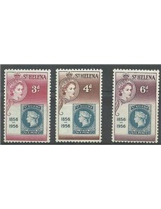 ST. HELENA 1956 Stamp centenary 3v MNH**