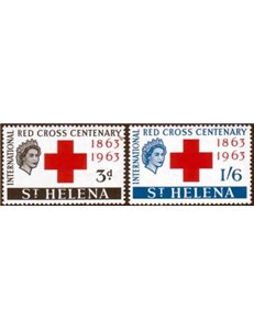 ST. HELENA 1963 Croce Rossa 2v MNH**