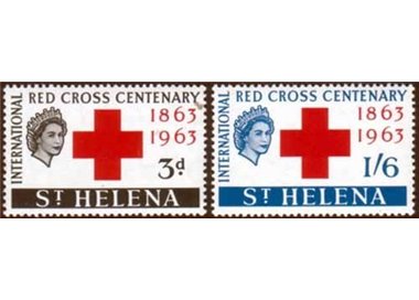 ST. HELENA 1963 Croce Rossa 2v MNH**