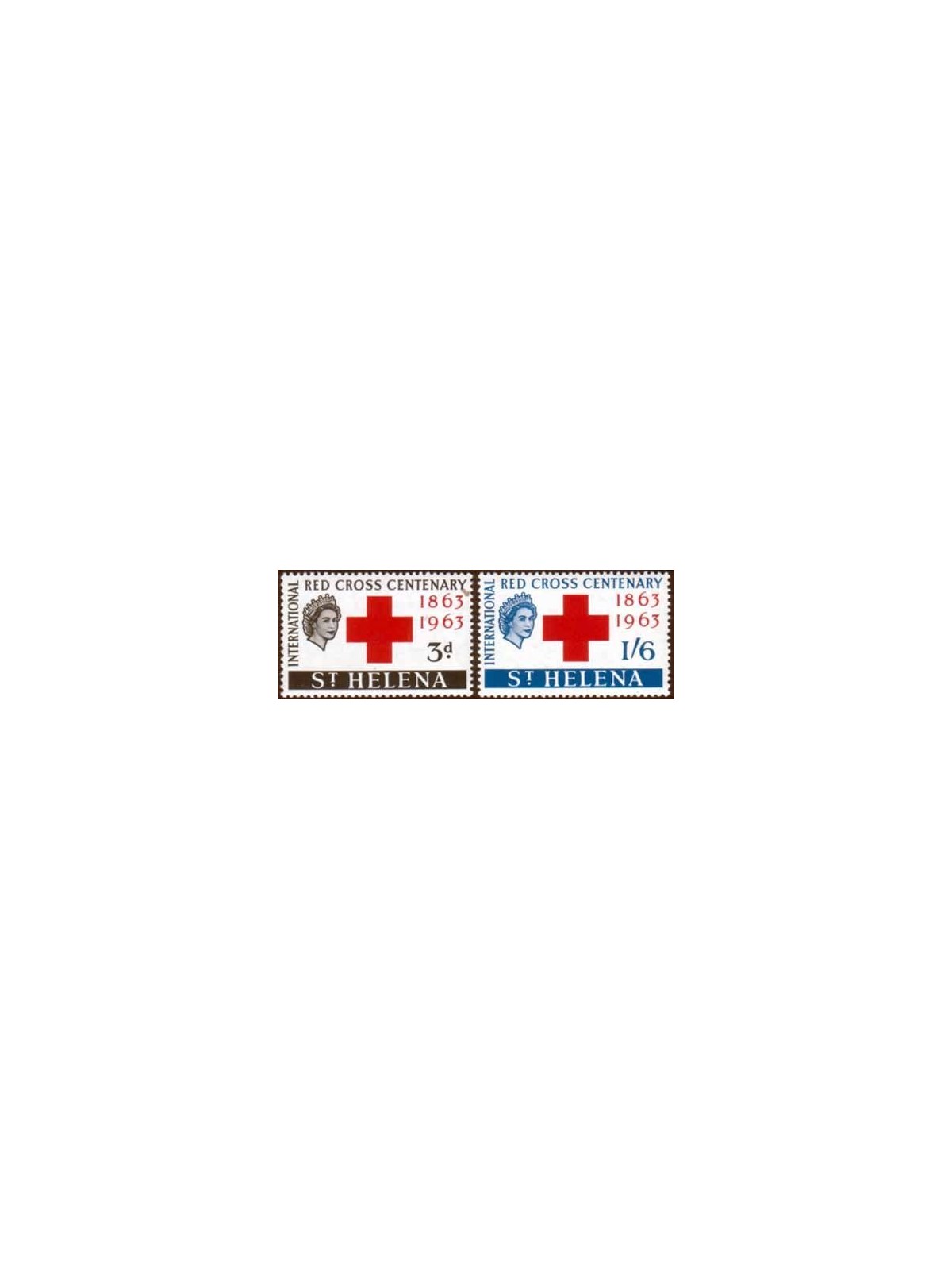 ST. HELENA 1963 Red Cross 2v MNH**