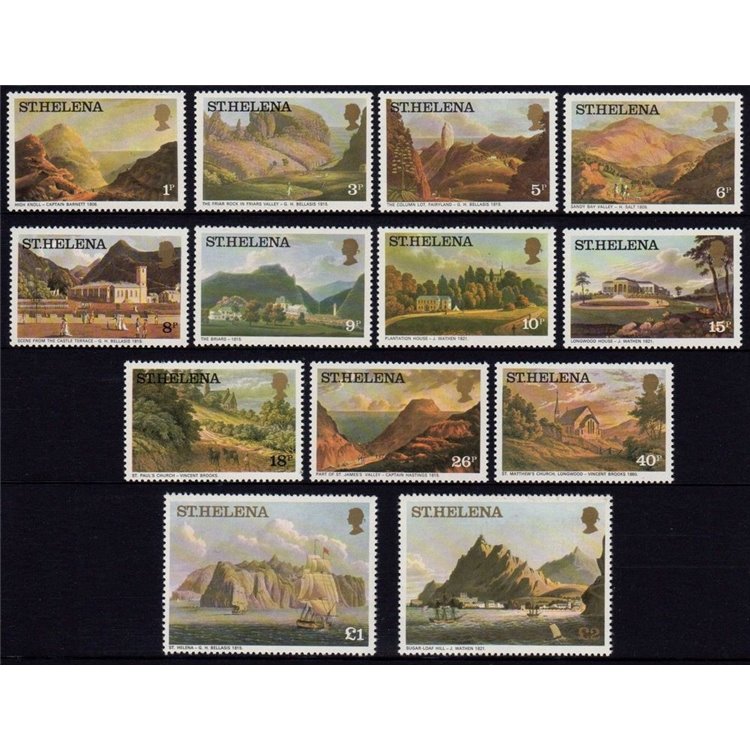 ST. HELENA 1976 Definitives 13v MNH**