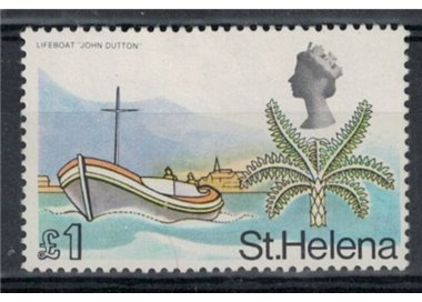 ST. HELENA 1968 Elisabetta II, fiori 1£ MNH**