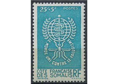 SOMALIA FRANCESE 1962 Lotta contro la malaria MNH**