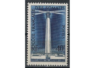SOMALIA FRANCESE 1956 Faro di Ras Bir MNH**
