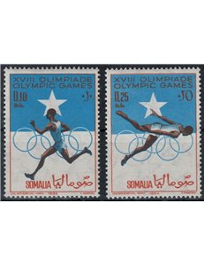 SOMALIA 1964 Giochi olimpici di Tokyo 2v MNH**