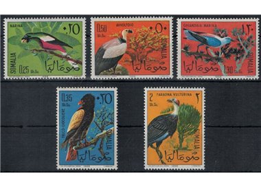 SOMALIA 1966 Somali birds 5v MNH**
