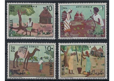 SOMALIA 1966 Arte somala 4v MNH**