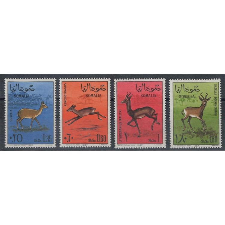 SOMALIA 1967 Gazelles 4v MNH**