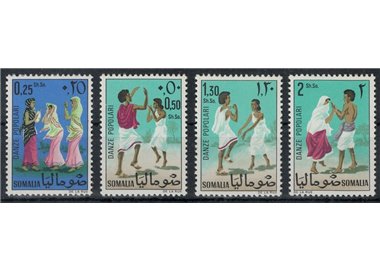 SOMALIA 1967 Popular dances 4v MNH**