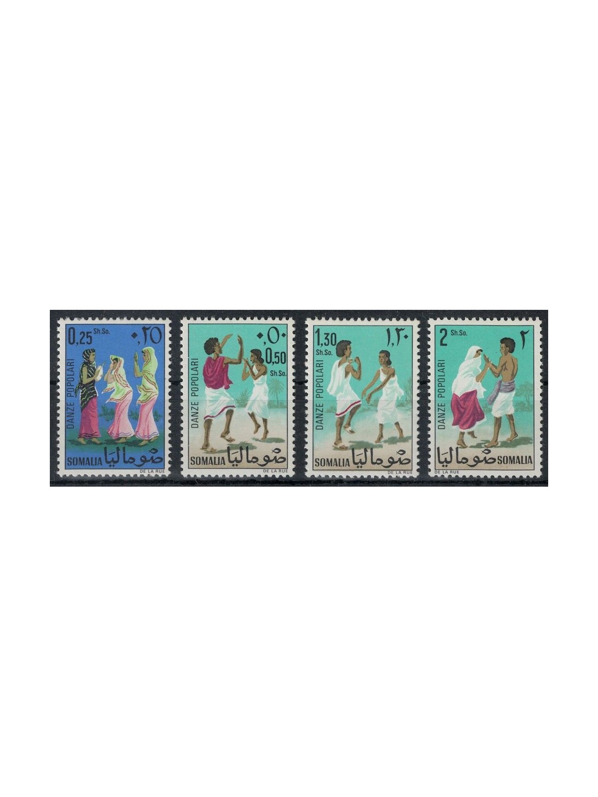 SOMALIA 1967 Popular dances 4v MNH**