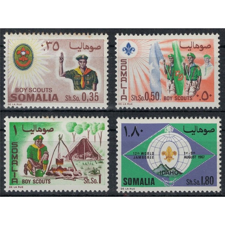 SOMALIA 1967 Scautismo 4v MNH**