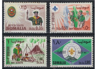 SOMALIA 1967 Scautismo 4v MNH**