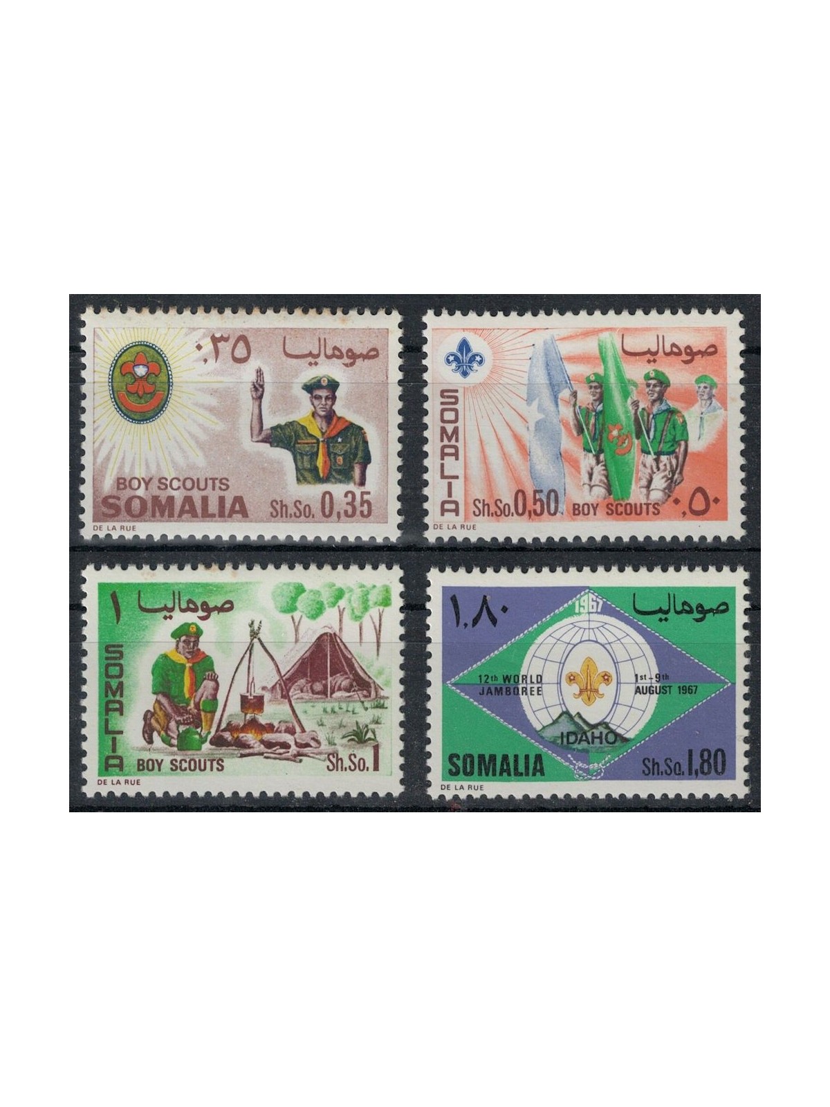 SOMALIA 1967 Scautismo 4v MNH**