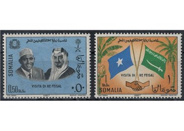 SOMALIA 1967 Visita del Re Feisal 2v MNH**