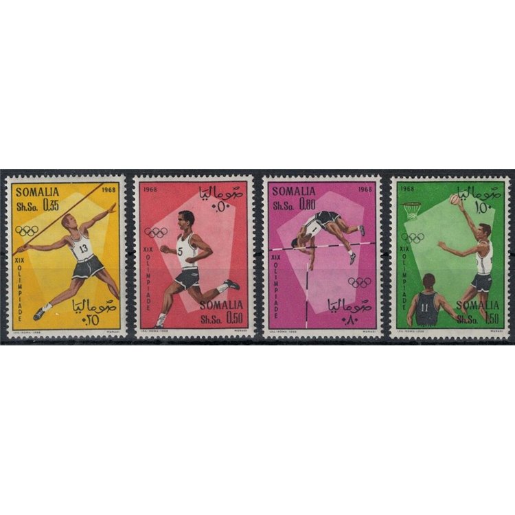 SOMALIA 1968 Olympic Games 4v MNH**