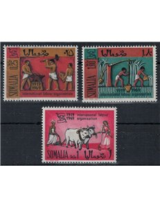 SOMALIA 1969 Fiftieth anniversary OIT 3v MNH**