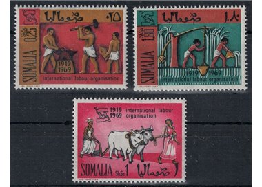 SOMALIA 1969 Fiftieth anniversary OIT 3v MNH**