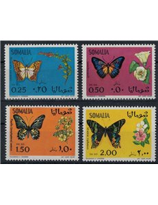 SOMALIA 1970 Butterflies 4v MNH**