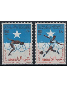 SOMALIA 1964 Tokyo Olympic Games (airmail) 2v MNH**