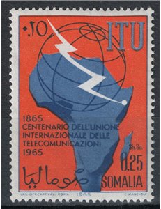SOMALIA 1965 Centenario UIT MNH**
