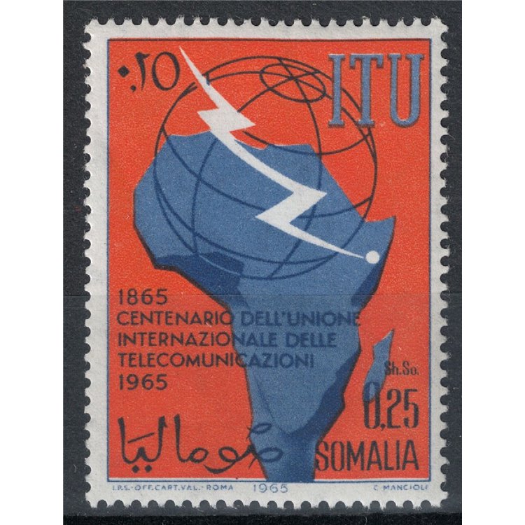 SOMALIA 1965 Centenary of UIT MNH**